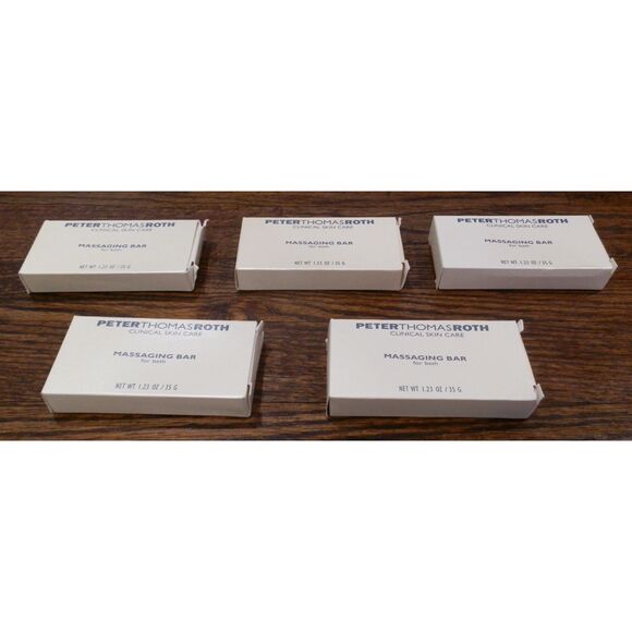 Peter Thomas Roth Massaging Bar For Bath 1.23 oz Lot of 5 New - Picture 1 of 2